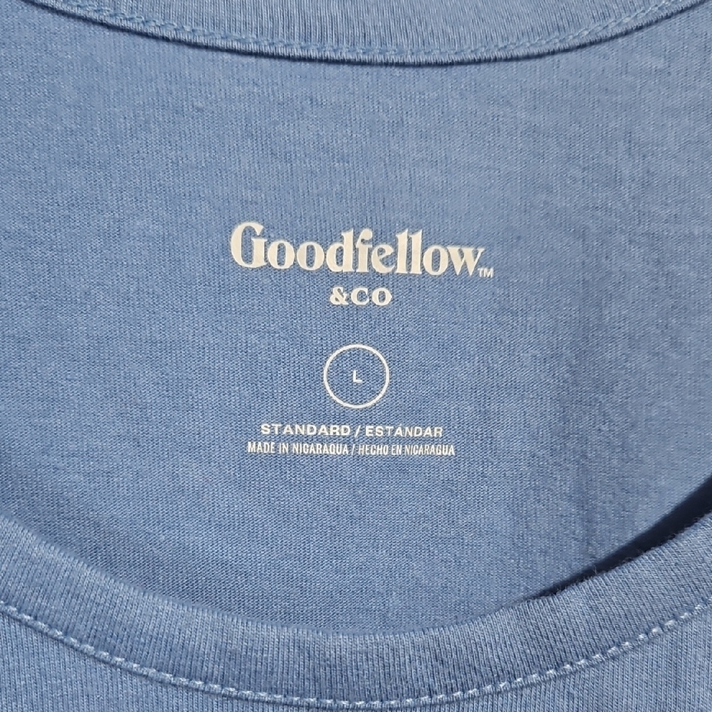 Goodfellow & Co Men's Blue Crewneck Tank - Picture 2 of 5